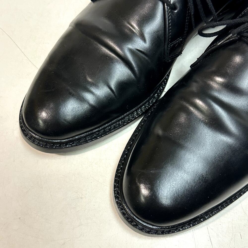 FULLY RESOLED Allen Edmonds Dundee Chukka Black Shell Cordovan USA 11.5 B - Picture 8 of 11